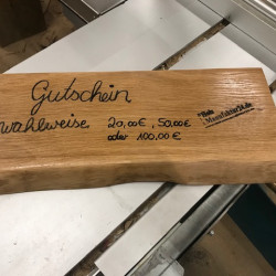 NEU im Sortiment: Geschenkgutscheine